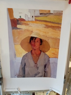 Poster of The Straw Hat 1925 by Nikolaos Lytras, new