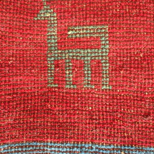Handmade Persian Gabbeh rug used 2.30x3 meters wool