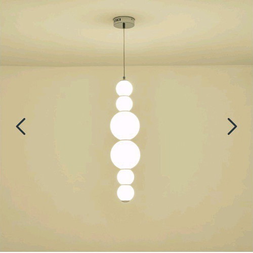 Ceiling pendant light aluminum 24W 2800Lm 3000K Φ175x2262mm