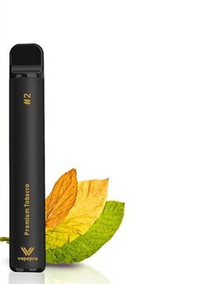 VapePro disposable e-cigarette new, 800 puffs