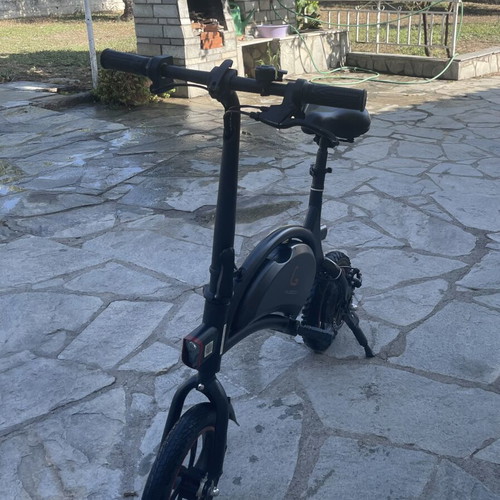 KUGOO electric bike, black with red details