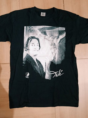 Salvador Dalí fashion t-shirt M new, 100% cotton, black