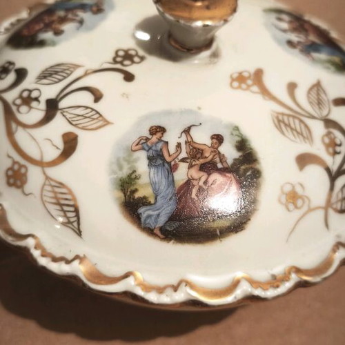 Vintage glass container used