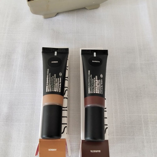 Smashbox Always On Cream Shadow Set Barista & Amber like new, 2 pieces