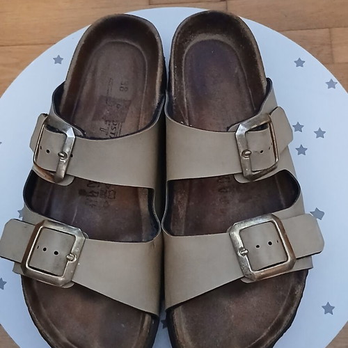 Goldstar beige women's anatomical sandals size 38 used