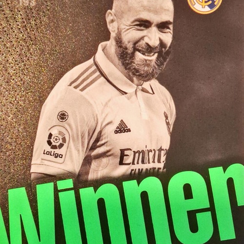 Panini Top Class Benzema Winner like new