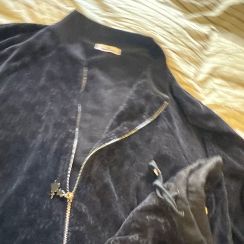 Sugarfree tracksuit set used, size small, black