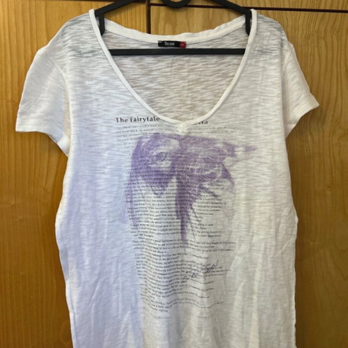 Toi&Moi short sleeve cotton t-shirt like new, size M/L, white