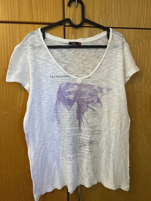 Toi&Moi short sleeve cotton t-shirt like new, size M/L, white