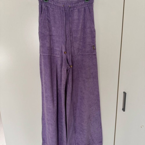 SugarFree terry fabric pants used, size M, purple