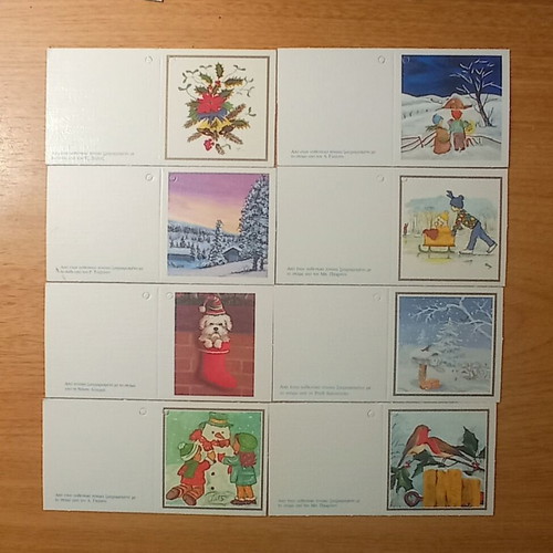 Christmas cards new, pack of 10 pieces