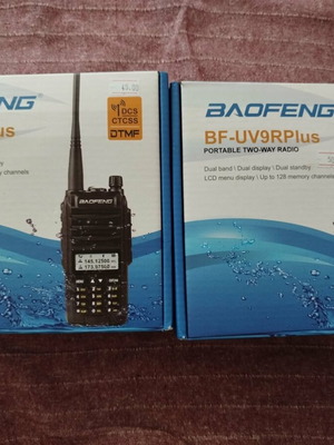 Baofeng BF-UV9R Plus Two-Way Radios New, Pack of 2