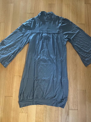 Zara cotton dress like new, gray and green, size M