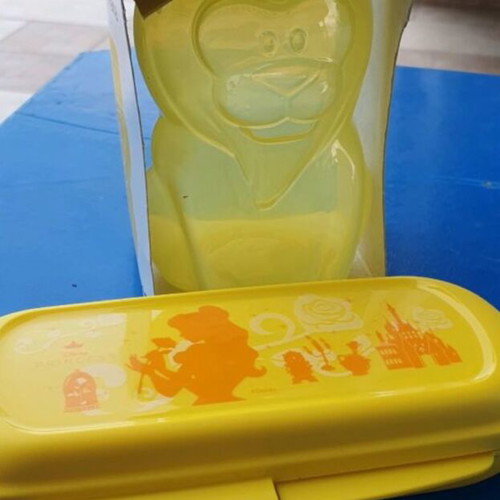 Tupperware Princess Disney kids snack box set with bottle new