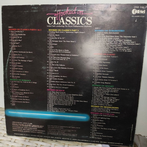 Hooked on Classics vinyl record, classical