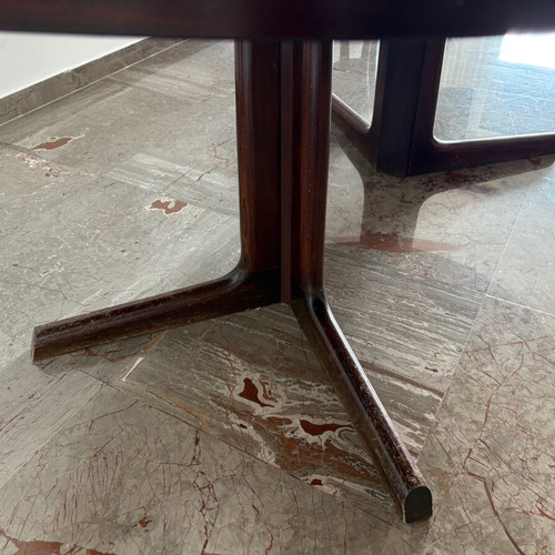 Rosewood Dining Table used, extends for 8 to 12 people, 50 years old