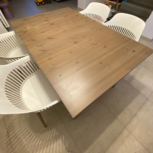 Ikea table used with minor marks