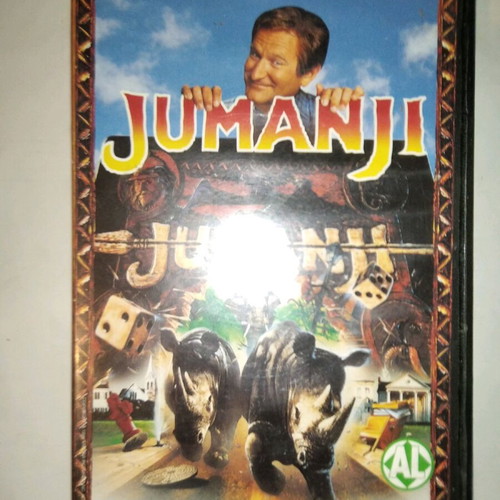 Jumanji VHS used, adventure fantasy movie