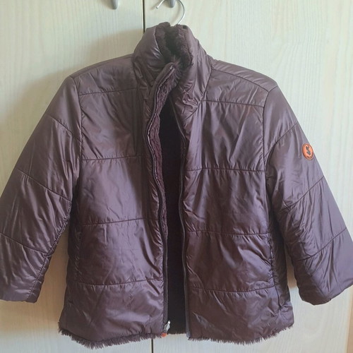 Save The Duck double face jacket like new, size S, brown-red