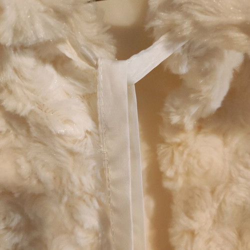 Pink Woman bolero fur like new, beige, size L