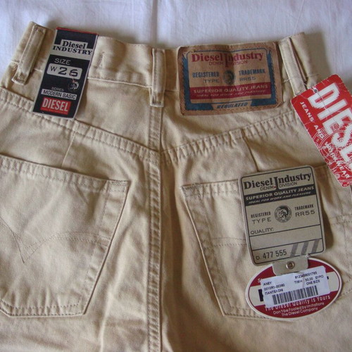 Diesel Rocket vintage jeans καινούργιο, μέγεθος W26, μπεζ