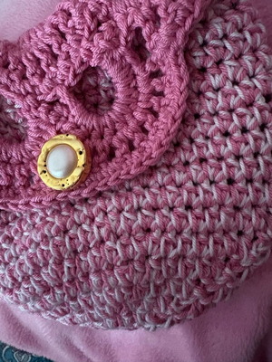 Pink handmade wallet bag new