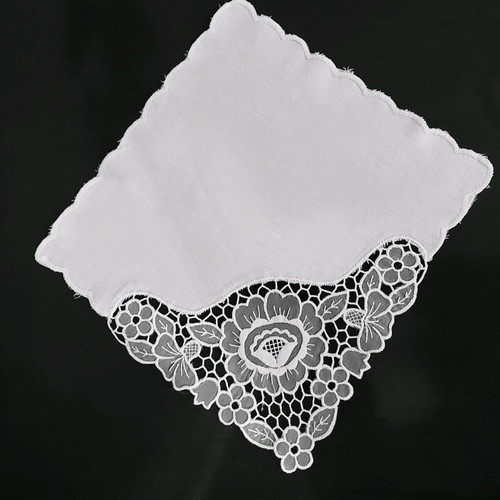 Corner napkins used, pack of 14 white 28×30 for sideboard