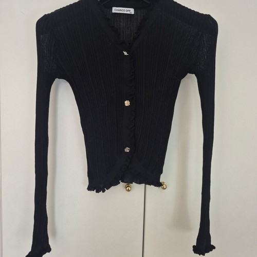 Super elastic cardigan like new, one size, black