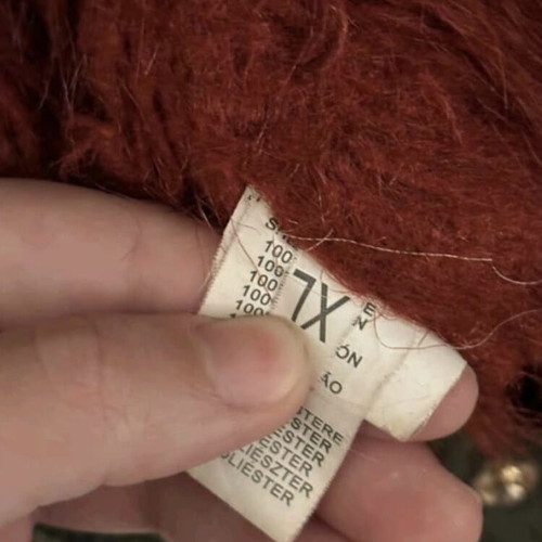Silia D parka jacket with burgundy fur lining, XL