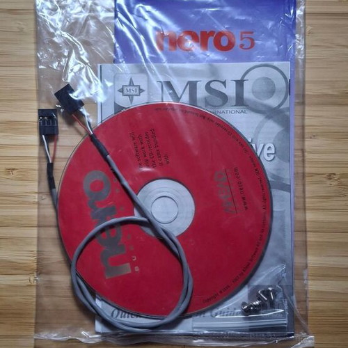 Nero 5 sealed with manual and peripherals