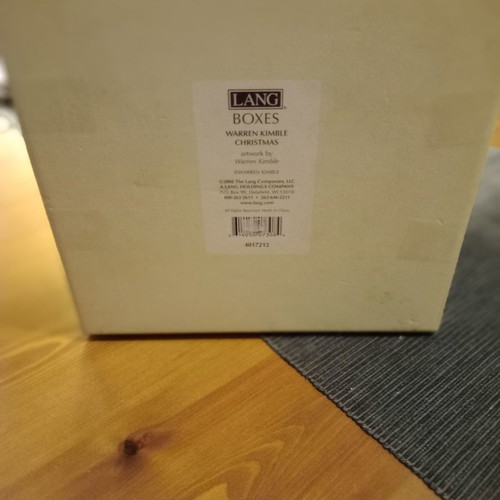 Christmas storage box used 0.20x0.20x0.20 cm