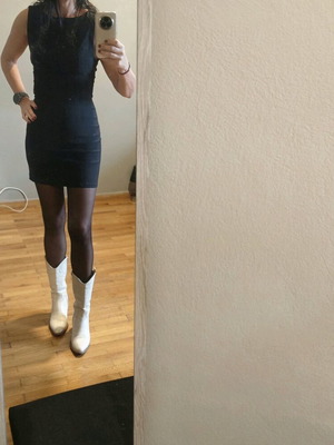 Mini dress black tight Bershka new, size S