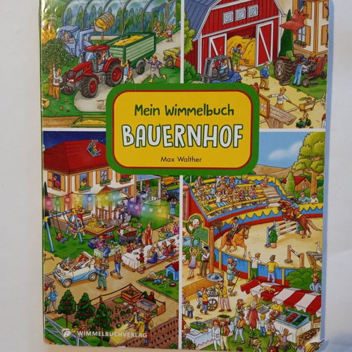 Παιδικό βιβλίο Mein Wimmelbuch Bauernhof μεταχειρισμένο, γερμανική γλώσσα
