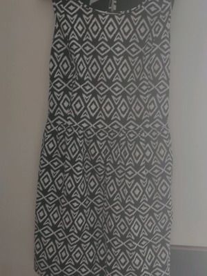 Brooks Brothers dress used, white and blue, size S
