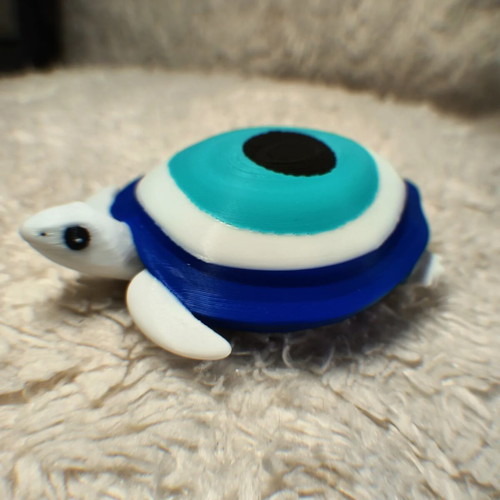 Turtle with eye design new 3D printed decorative item