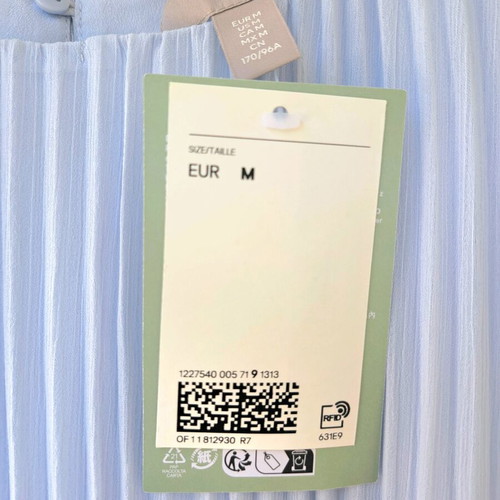 H&M Women's Dress New Light Blue Festive Wedding Baptism