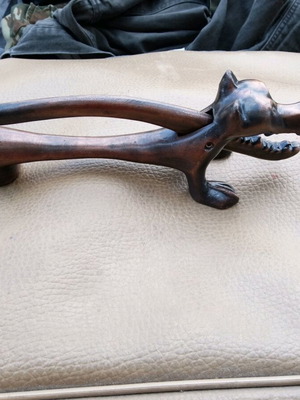 Metal nutcracker like new, 23 centimeters