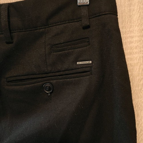 Mens suit pants Tresor 32 used, black, size M