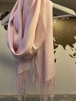 Zara pashmina scarf like new, pink