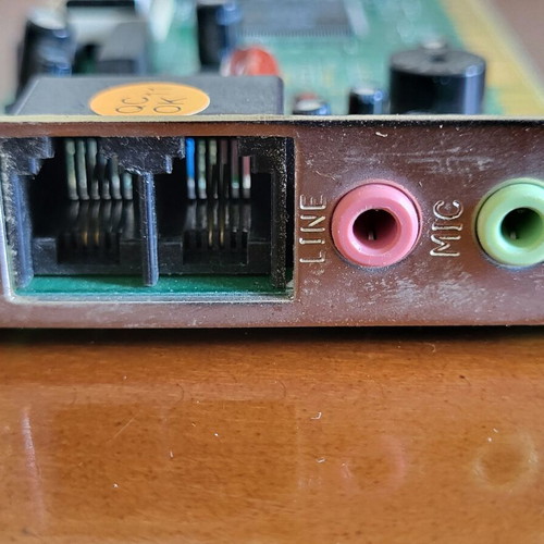 Conexant RS56 SP-PCI modem fax card used, 56k, PCI