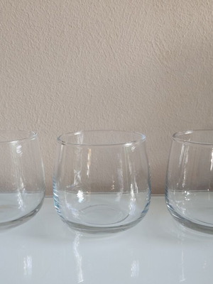 Glass jars set of 4, height 7cm, like new