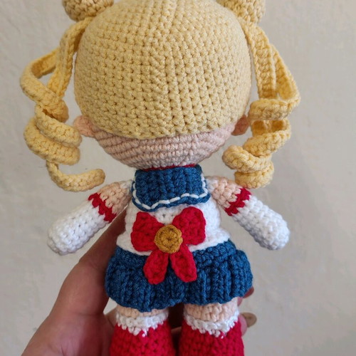 Crochet Sailor Moon doll new, handmade, 20cm
