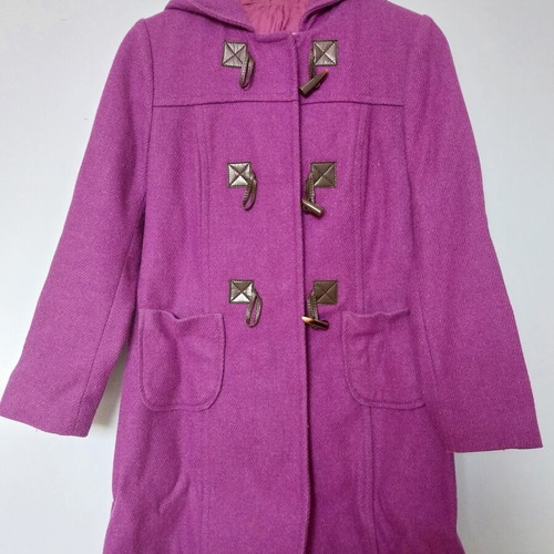 Benetton coat no 40 (SMALL) like new, pink-purple