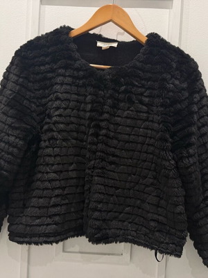 Calvin Klein fur new, black, size L