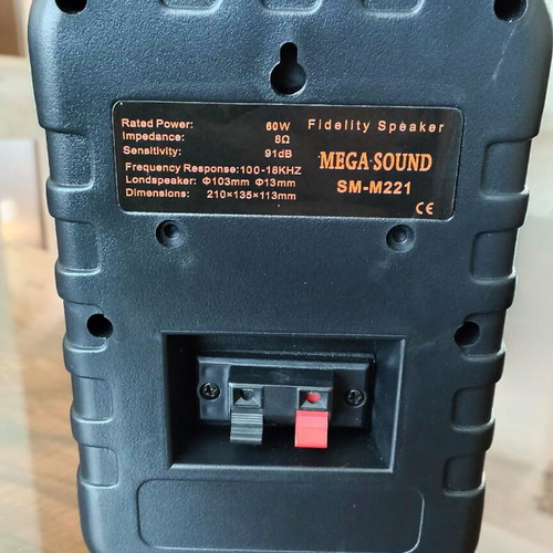 Pas Megasound 60 Watt 3-Way Wall Speaker new, 8Ω