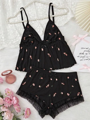 Pajama set new, black, size S by A.A UNDERWEAR