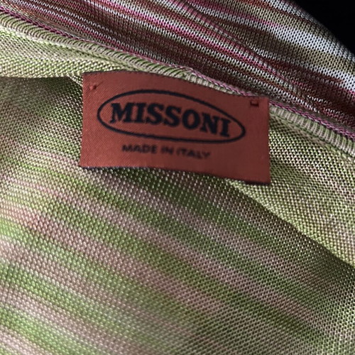 Missoni long knit dress cardigan, multicolor