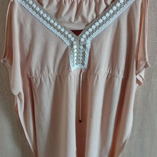 Grama dress with skirt lining set beige like new