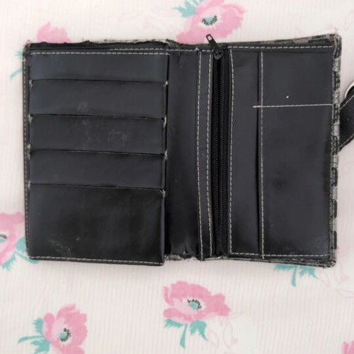 Set bag and wallet, matching, vintage style