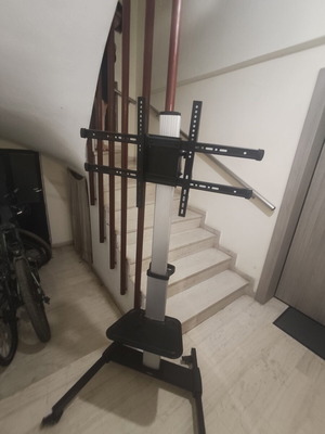 Floor TV Stand 37''-86'' up to 50 kg with wheels
